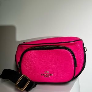 Hot Pink Coach Fanny Bag